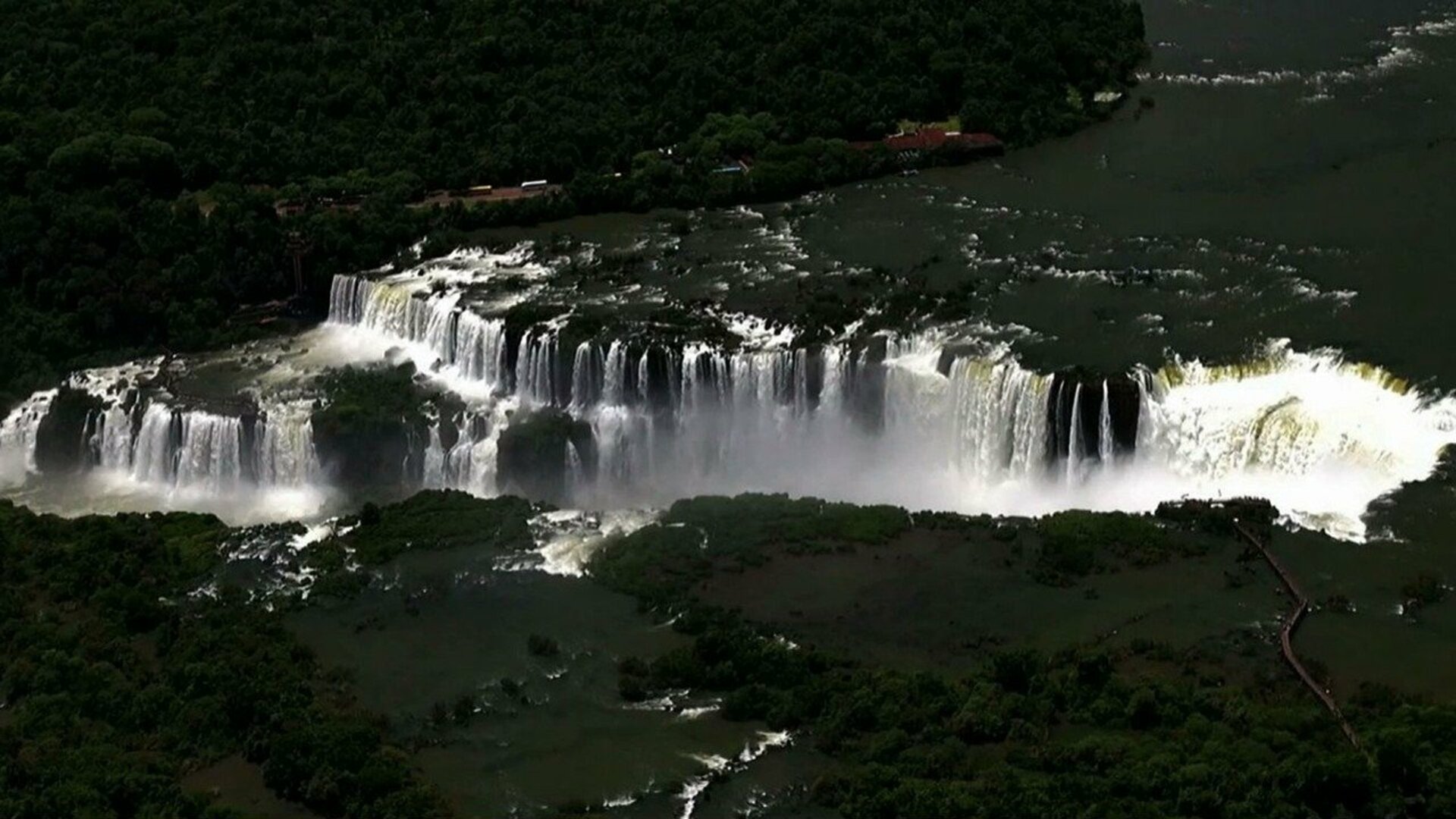 Brasil Visto de Cima : Foz do Iguaçu e Tríplice Fronteira