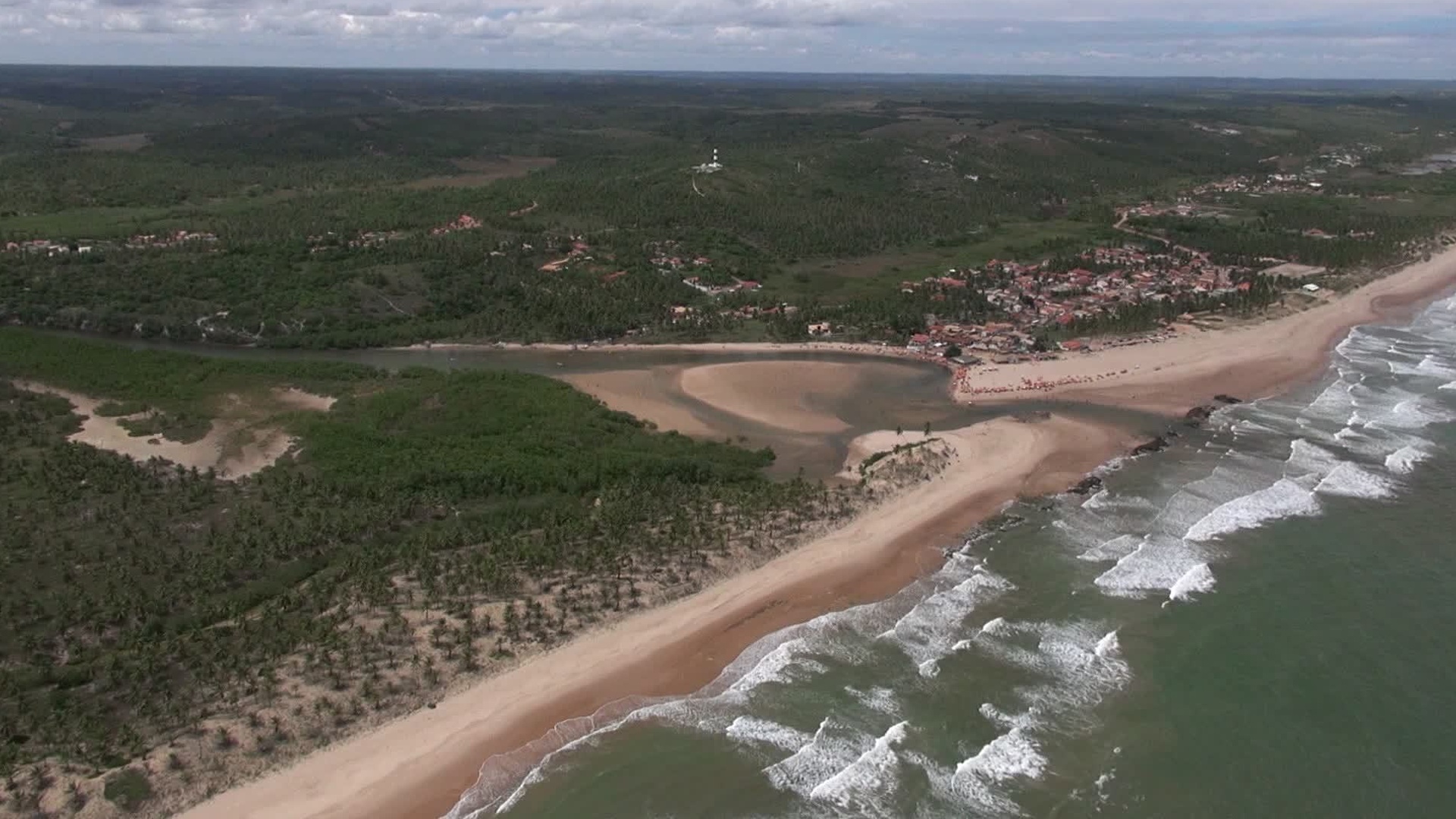 Brasil Visto de Cima : Costa dos Coqueiros: Litoral Norte...