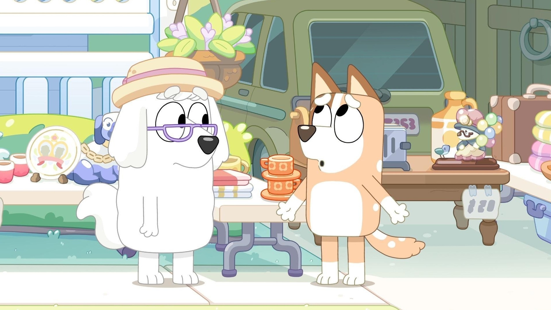 Bluey : Carrinho de Vovó; Espaço