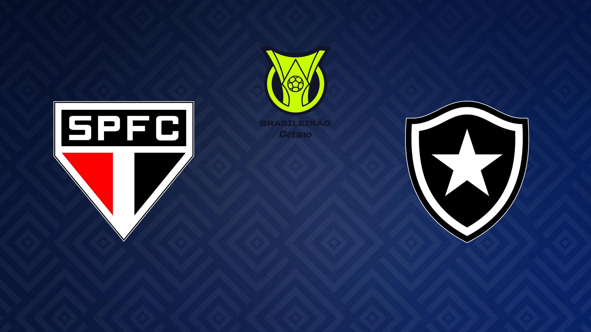 São Paulo x Botafogo - Campeonato Brasileiro : São Paulo x Botafogo